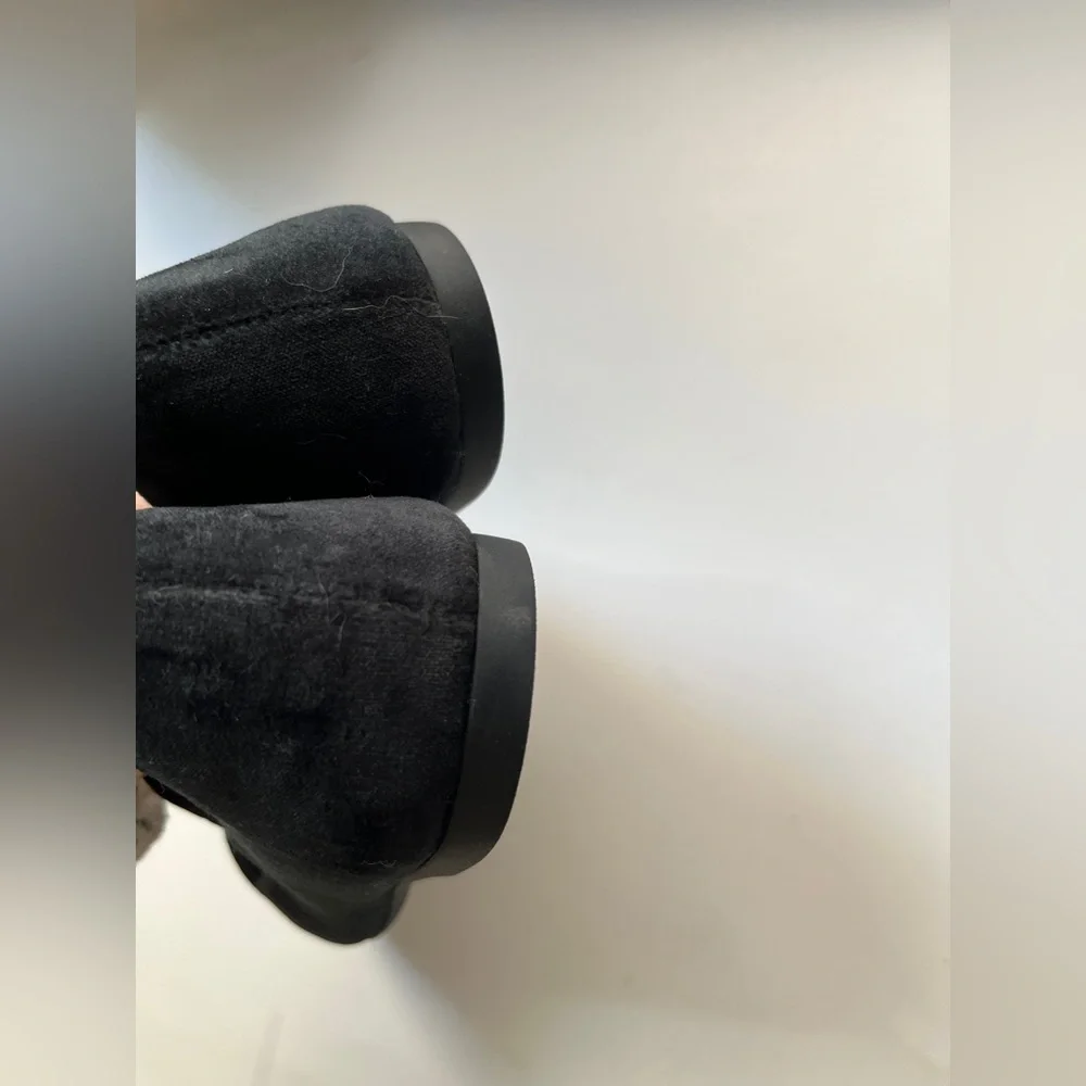 Like New Condition Everlane The Mary Jane in Black Velvet New Womens Flats Shoes - Picture 12 of 13